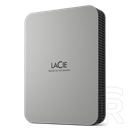 5 TB LaCie Portable HDD (2,5", USB 3.1 Type-C, ezüst)