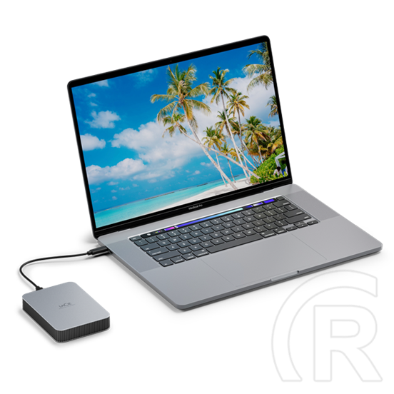5 TB LaCie Portable HDD (2,5", USB 3.1 Type-C, ezüst)