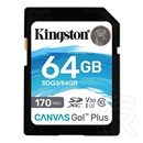 64GB SDXC Card Kingston Canvas Go! Plus (Class 10, UHS-I U3)