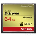 64 GB Compact Flash Card Sandisk Exteme UDMA7 (SDCFXSB-064G-G46)