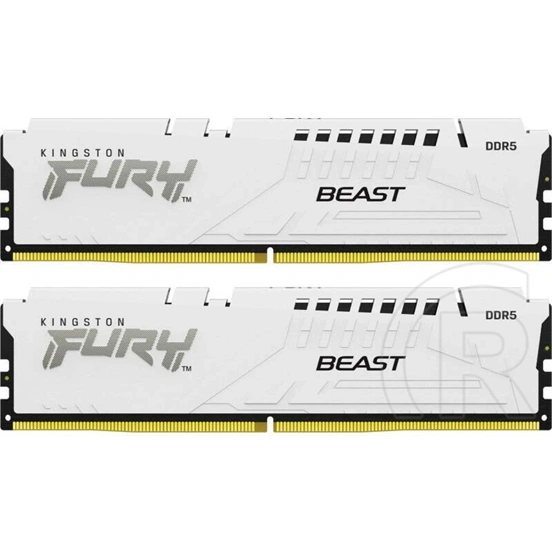 64 GB DDR5 5600 MHz RAM Kingston Fury Beast (2x32 GB, fehér)