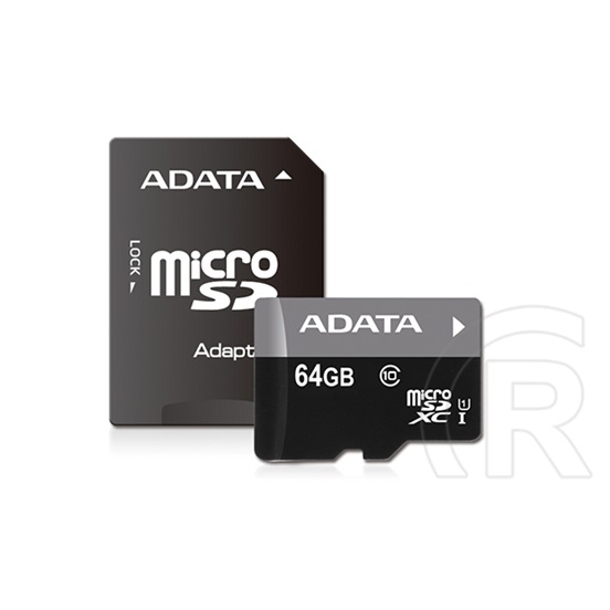 64 GB MicroSDXC Card Adata Premier (Class 10, UHS-I) 1 adapter