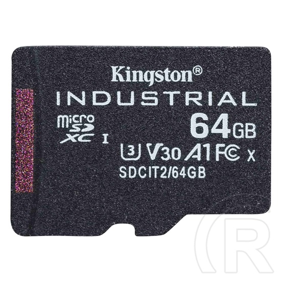 64 GB MicroSDXC Card Kingston Industrial (100 MB/s, Class 10, U3, V30, A1)