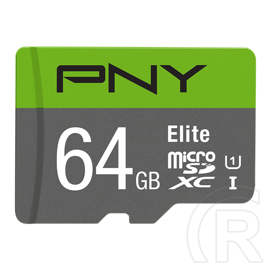 64 GB MicroSDXC Card PNY Elite (100 MB/s, Class 10, U1)
