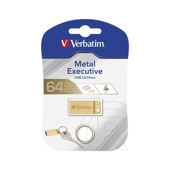 64 GB Pendrive 3.2 Verbatim Executive Metal (arany)