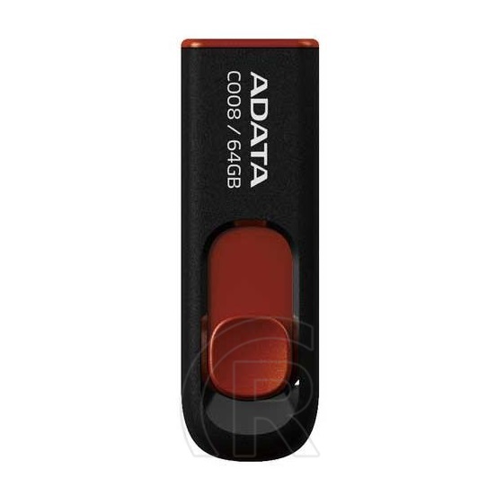 64 GB Pendrive USB 2.0 Adata Classic C008 (fekete-piros)