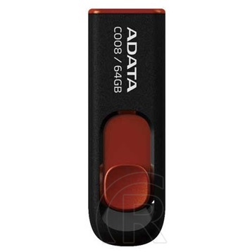 64 GB Pendrive USB 2.0 Adata Classic C008 (fekete-piros)