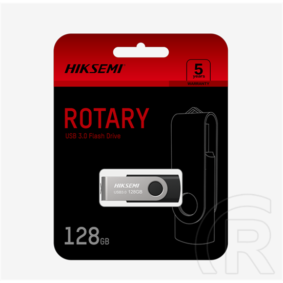 64 GB Pendrive USB 2.0 Hiksemi M200S Rotary (szürke-fekete)