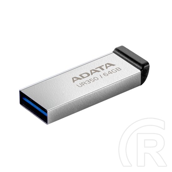 64 GB Pendrive USB 3.2 ADATA UR350 (USB-A, fémházas, fekete)