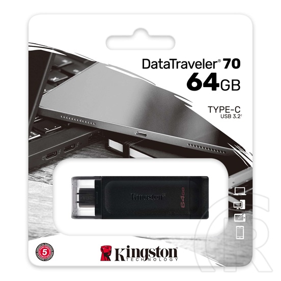 64 GB Pendrive USB C 3.2 Kingston DataTraveler 70