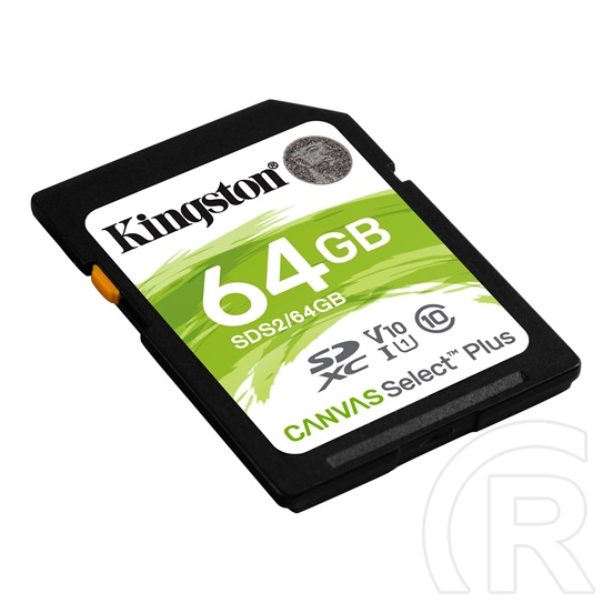 64 GB SDXC Card Kingston Canvas Select Plus (Class 10, UHS-I, V30)