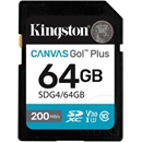 64 GB SDXC Kingston Canvas Go Plus Gen4 memóriakártya (Class 10, UHS-I, U3, V30)