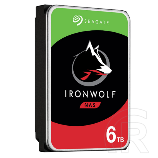 6 TB Seagate IronWolf HDD (3,5", SATA3, 5400 rpm, 256 MB cache)
