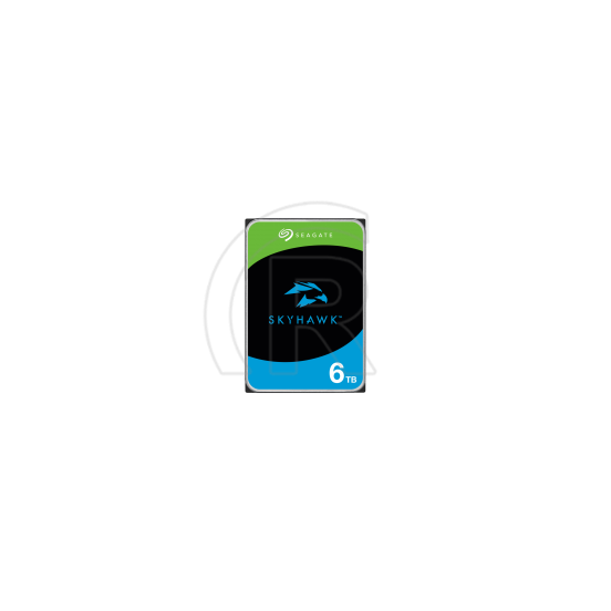 6 TB Seagate Surveillance SkyHawk HDD (3,5", SATA3, 180 MB/s, 256 MB cache)