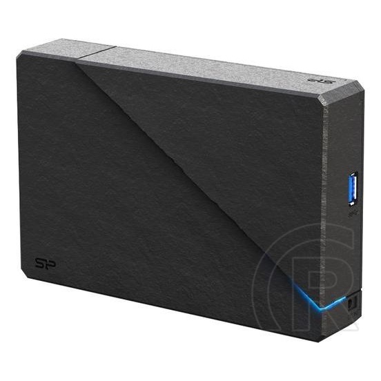 6 TB Silicon Power Stream S07 HDD (3,5", USB 3.2, fekete)