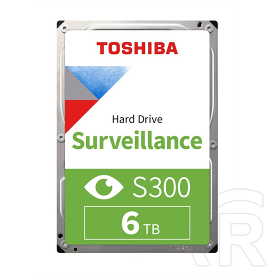 6 TB Toshiba S300 HDD (3,5", SATA3, 5400 rpm, 128 MB cache)