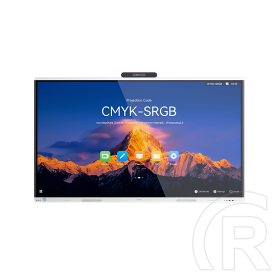 86" Huawei eKit IdeaHub S3 IHS3-86SA Interaktív tábla (4K, kamera, HDMI, USB Type-A/C, Wi-Fi 6, RJ45, 1 év garancia)