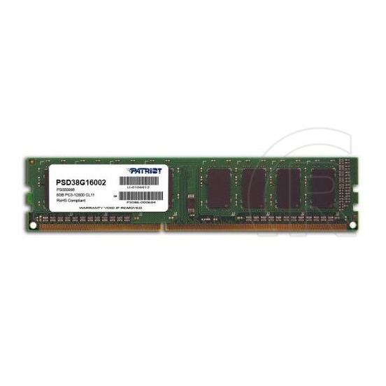 8 GB DDR3 1600 MHz RAM Patriot Signature