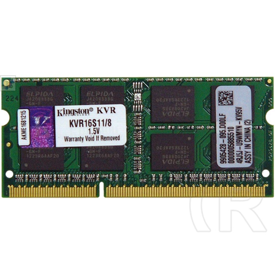 8 GB DDR3 1600 MHz SODIMM RAM Kingston