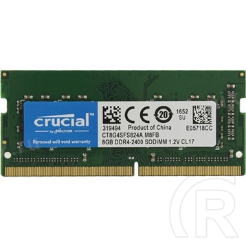 8 GB DDR4 2400 MHz SODIMM RAM Crucial