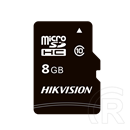 8 GB MicroSDHC Card Hikvision (90 MB/s, Class 10)  + adapterrel