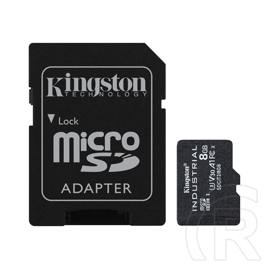 8 GB MicroSDHC Card Kingston (industrial, Class 10, adapter)