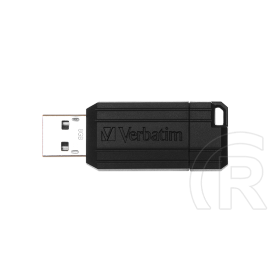 8 GB Pendrive USB 2.0 Verbatim Pinstripe (fekete)