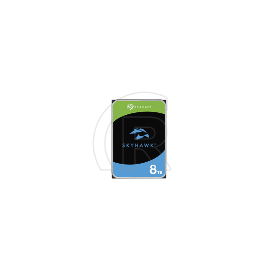 8 TB Seagate Surveillance SkyHawk HDD (3,5", SATA3, 180 MB/s, 256 MB cache)
