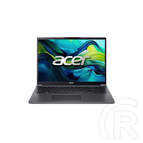 ACER Aspire A16-71M-77CC (16" WUXGA, Intel Core Ultra 7 155H, 16GB, 1TB SSD, UMA, DOS, acélszürke)