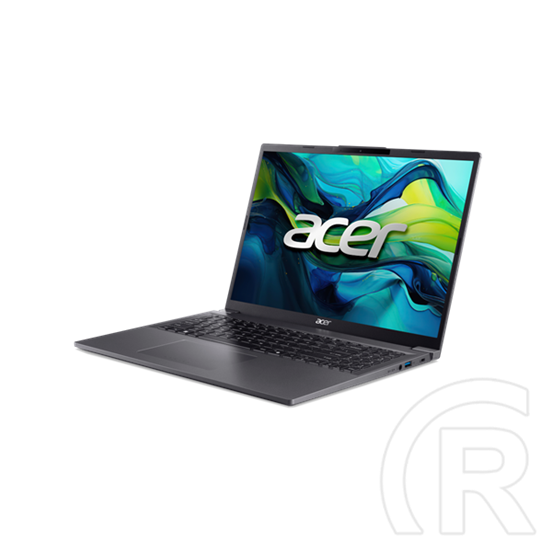 ACER Aspire A16-71M-77CC (16" WUXGA, Intel Core Ultra 7 155H, 16GB, 1TB SSD, UMA, DOS, acélszürke)