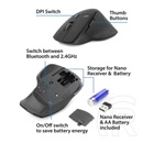 ACT AC5146 vezeték nélküli Bluetooth egér (fekete)