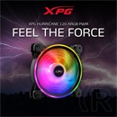 ADATA XPG Hurricane RGB rendszerhűtő ventilátor (120 mm, 700-1800 rpm, fekete)