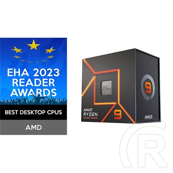 AMD Ryzen 9 7900X3D CPU (4,4 GHz, AM5, Box, hűtő nélkül)