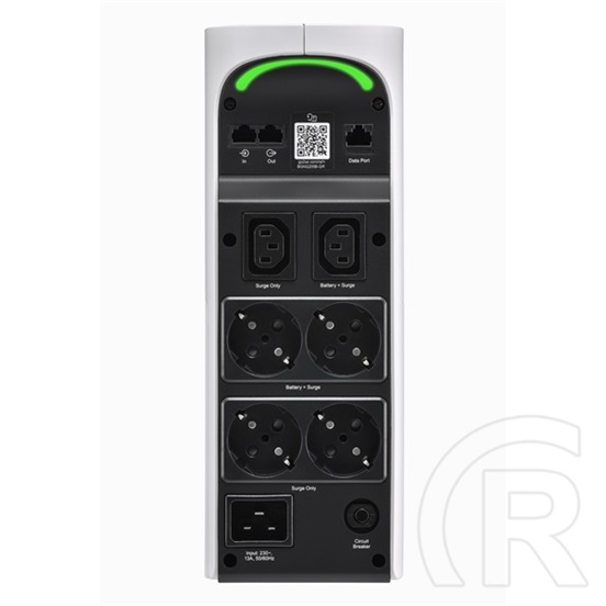 APC Back-UPS Pro BGM2200 UPS (2200 VA, 1320 W, 4x Schuko, 2x C13 aljzat, vonalinteraktív, fekete)