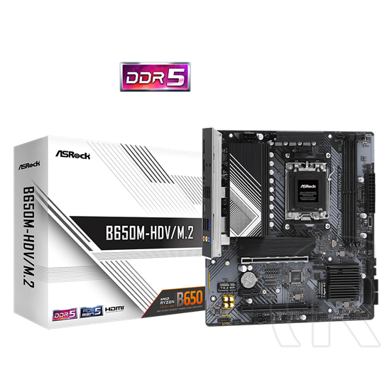 ASRock B650M-HDV/M.2 m(ATX, AM5)