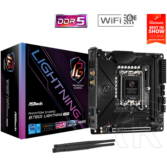 ASRock B760I PG Lightning WiFi (Mini-ITX, LGA 1700)