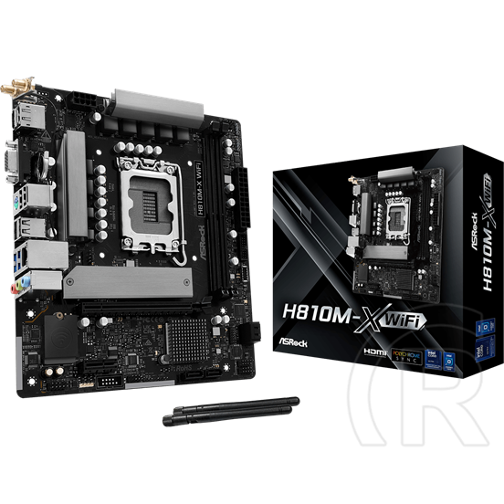 ASRock H810M-X WIFI (mATX, LGA 1851)