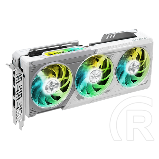 ASRock Radeon RX 9070 XT Steel Legend VGA (PCIe 5.0, 16 GB GDDR6, 256 bit, 3xDP+HDMI)