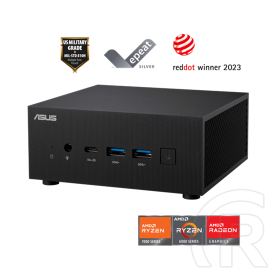 ASUS ExpertCenter miniPC PN53 (AMD Ryzen 5 7530U, 16GB RAM, 512GB SSD, DDR4, integrált AMD Radeon Graphics, HDMI, USB 3.