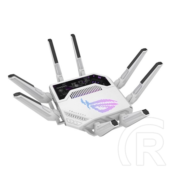 ASUS GT-BE19000AI tri-band router (Wi-Fi 7, 19000 mbps, 6 GHz, 8 külső antenna, 1x10Gbps WAN, 5x LAN 2.5/10/1 Gbps)