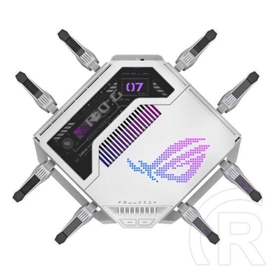 ASUS GT-BE19000AI tri-band router (Wi-Fi 7, 19000 mbps, 6 GHz, 8 külső antenna, 1x10Gbps WAN, 5x LAN 2.5/10/1 Gbps)