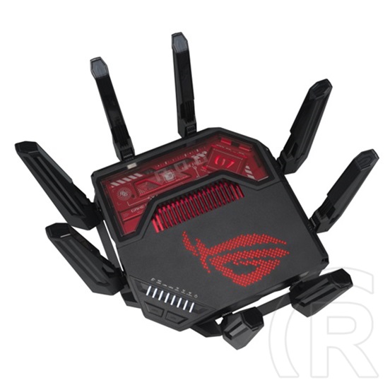 ASUS GT-BE19000 tri-band router (wi-fi 6/7, 19000 Mbps, 8 külső antenna, 1x10Gbps + 1x2.5Gbps WAN/LAN, 3x2.5Gbps + 1x1Gb