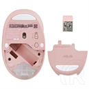 ASUS MD101 optikai egér (RF 2,4 GHz/Bluetooth, rózsaszín)