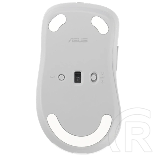 ASUS MD102 vezeték nélküli optikai egér (RF 2,4 GHz/Bluetooth, fehér)
