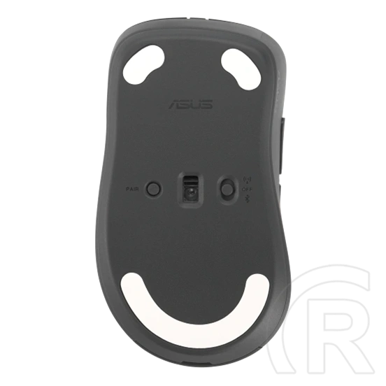 ASUS MD102 vezeték nélküli optikai egér (RF 2,4 GHz/Bluetooth, szürke)