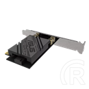 ASUS PCE-BE92BT BE9400 vezeték nélküli hálózati kártya (PCIe, WiFi 7 802.11be, 9400 Mbps, Bluetooth 5.4, 2,4 GHz, 5 GHz,