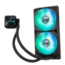 ASUS Prime LC 240 ARGB vízhűtés (240 mm, 2x120 mm, PWM, 2200 RPM, ARGB, fekete)