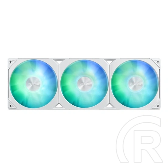 ASUS Prime LC 360 ARGB vízhűtés (3x 120 mm ventilátor, PWM, max 2200 RPM, 34 dBA, fehér)