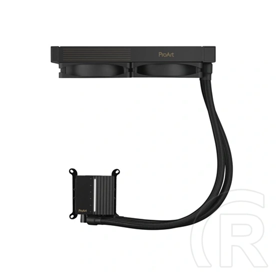ASUS ProArt LC 240 vízhűtés (radiátor 240 mm, 2x 120 mm ventilátor, PWM, max 3000 RPM, 39,5 dBA)