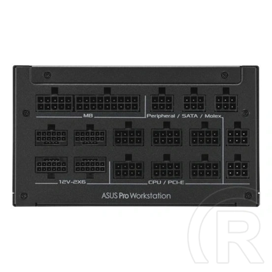 ASUS Pro WS 2200P tápegység (2200 W, 80+ Platinum, moduláris, ATX, fekete)